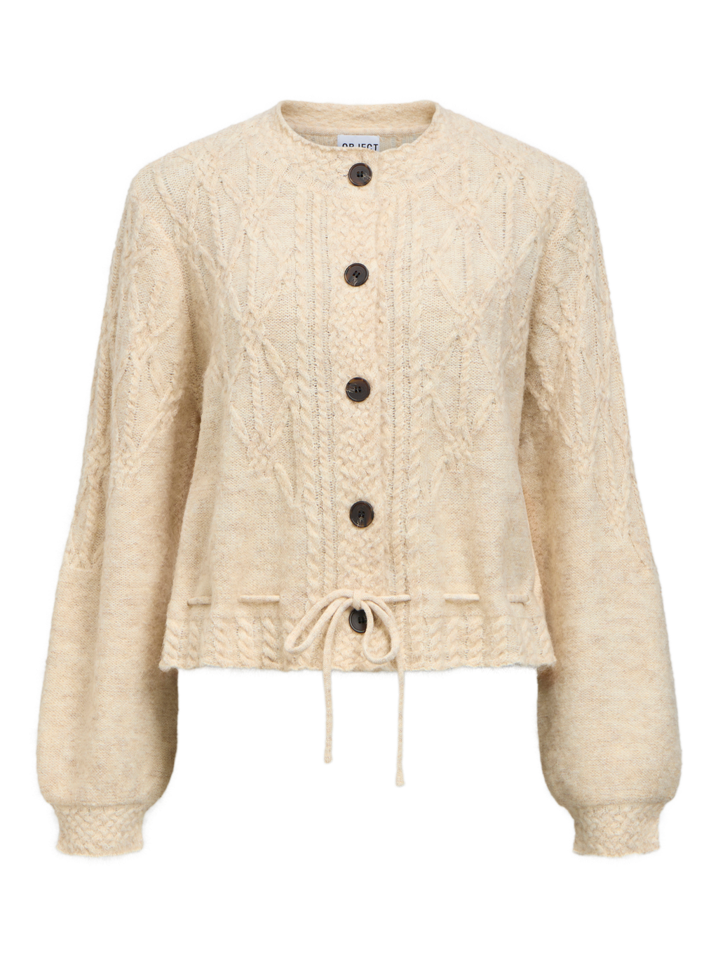 Objgunvi L/S Re Knit Cardigan