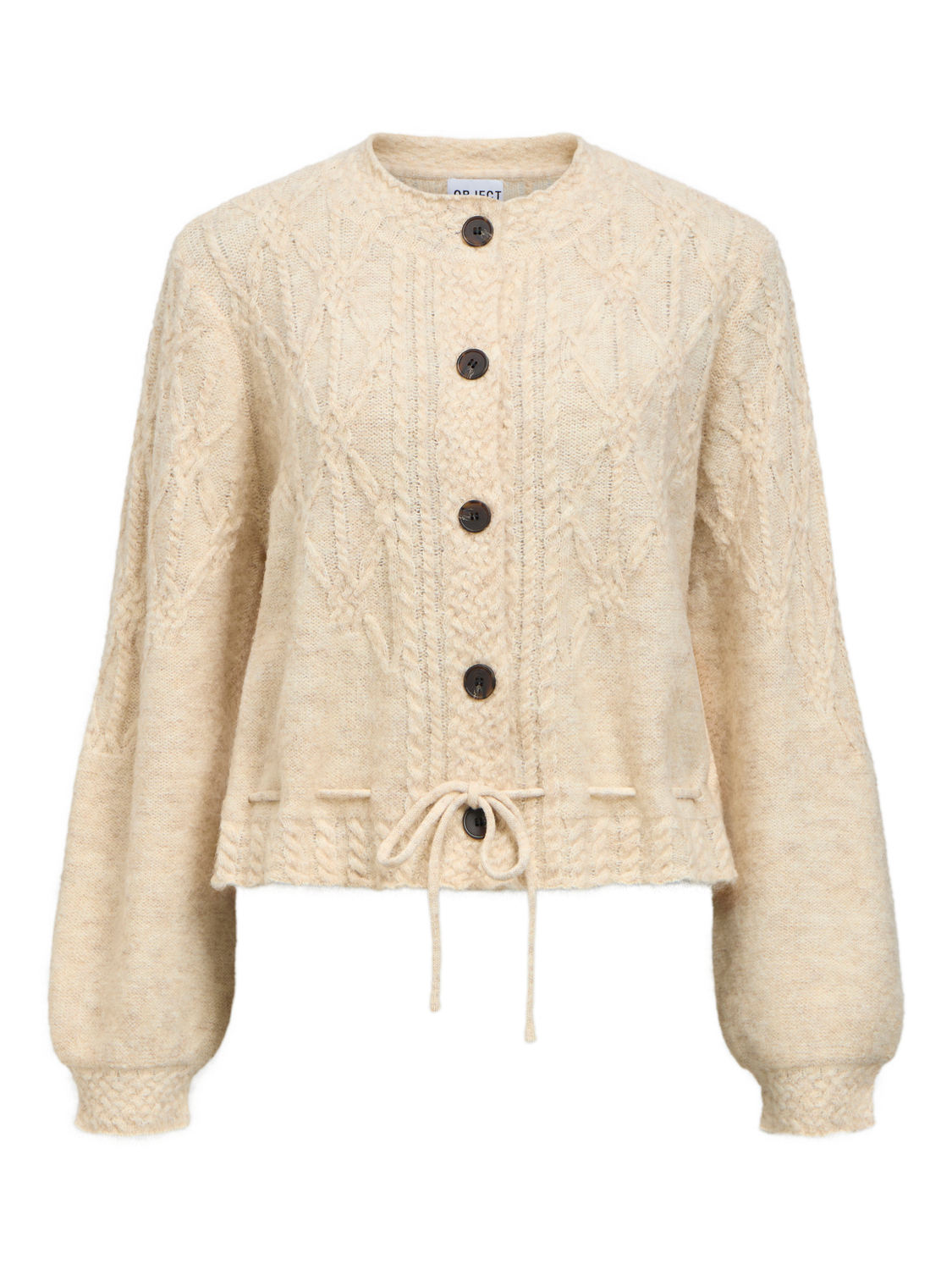 Objgunvi L/S Re Knit Cardigan