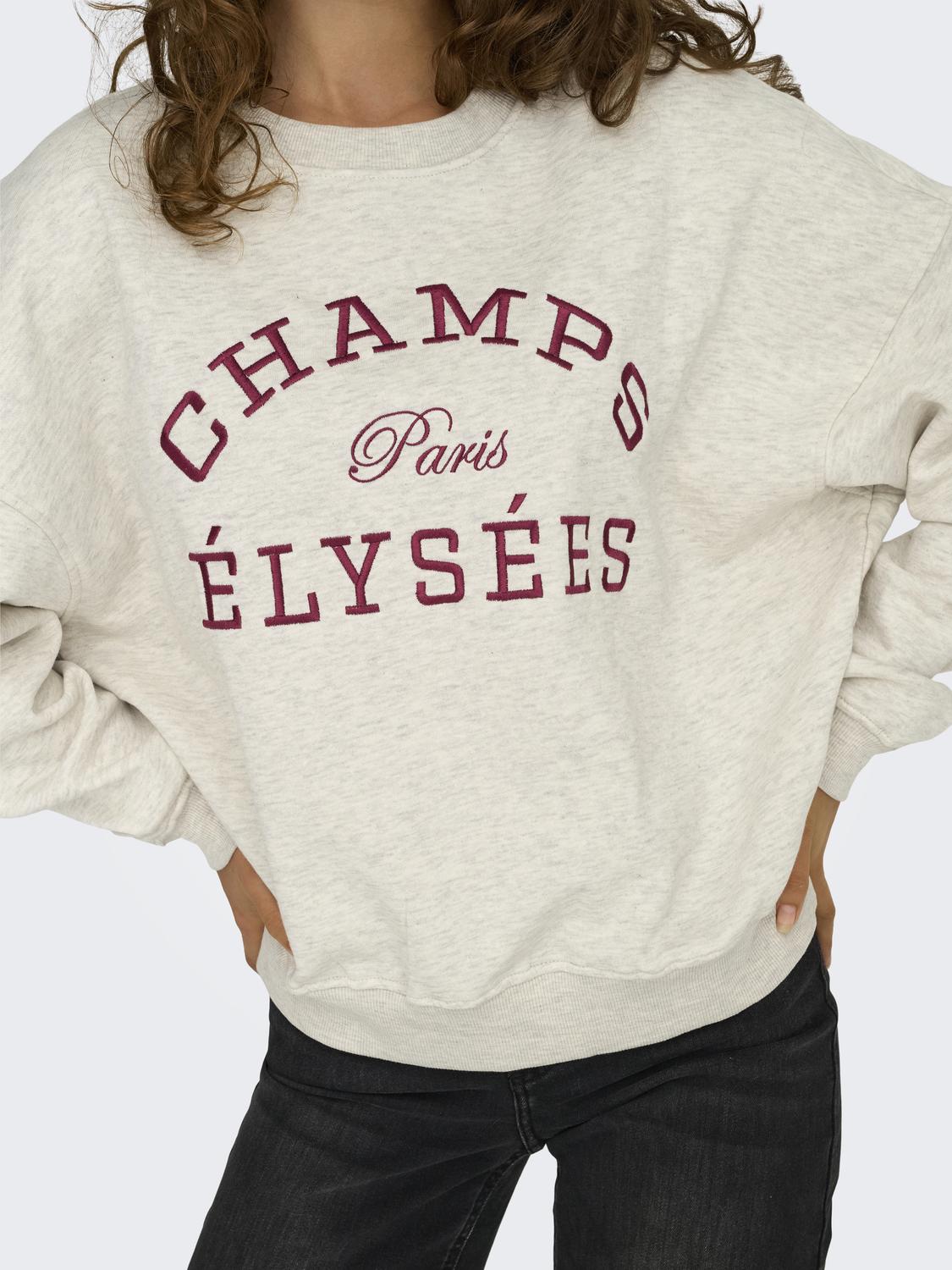 Jdymesa L/S O-Nk Emb Sweat