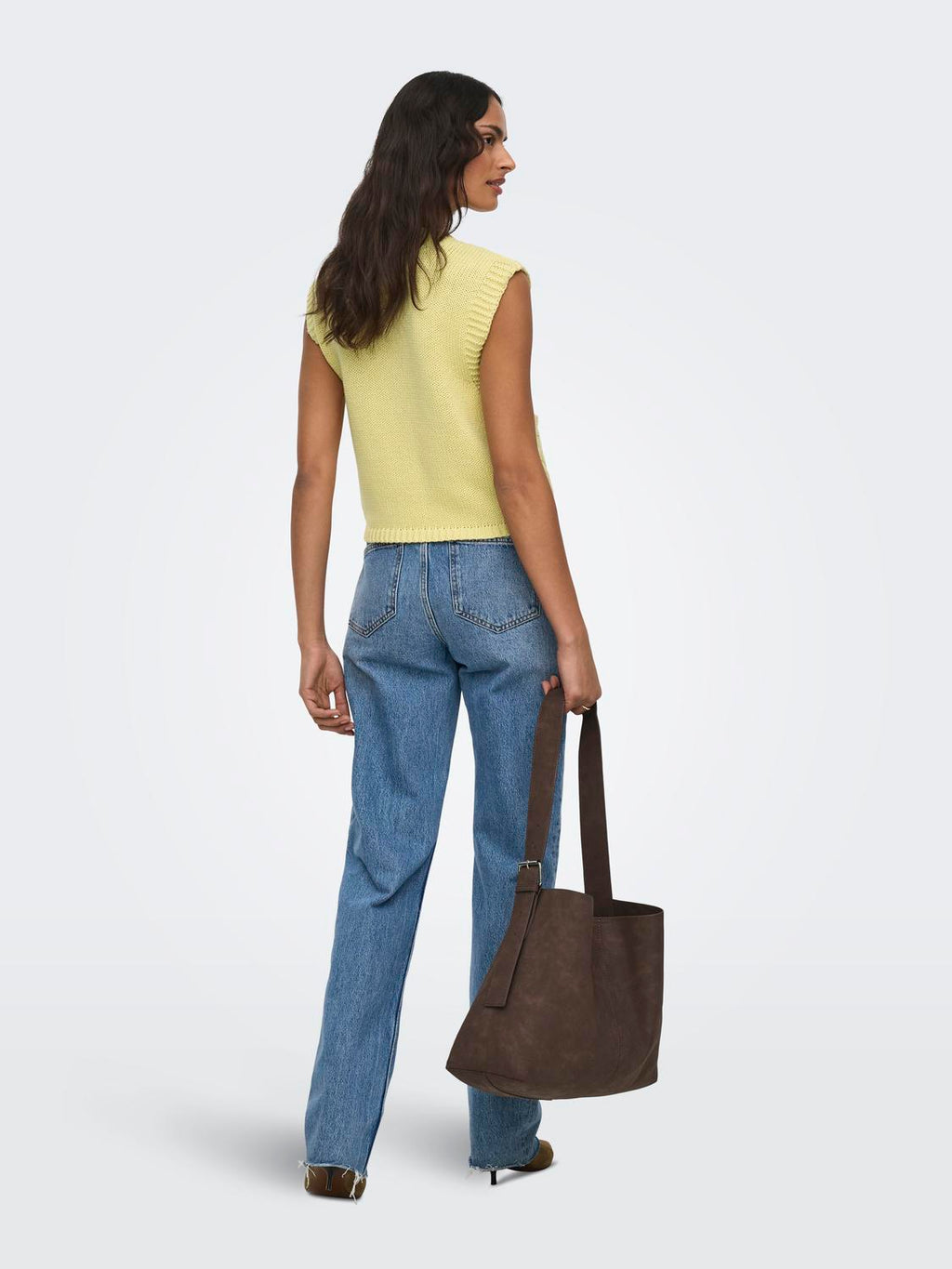 JDYANNALISE CABEL VEST LYS GUL