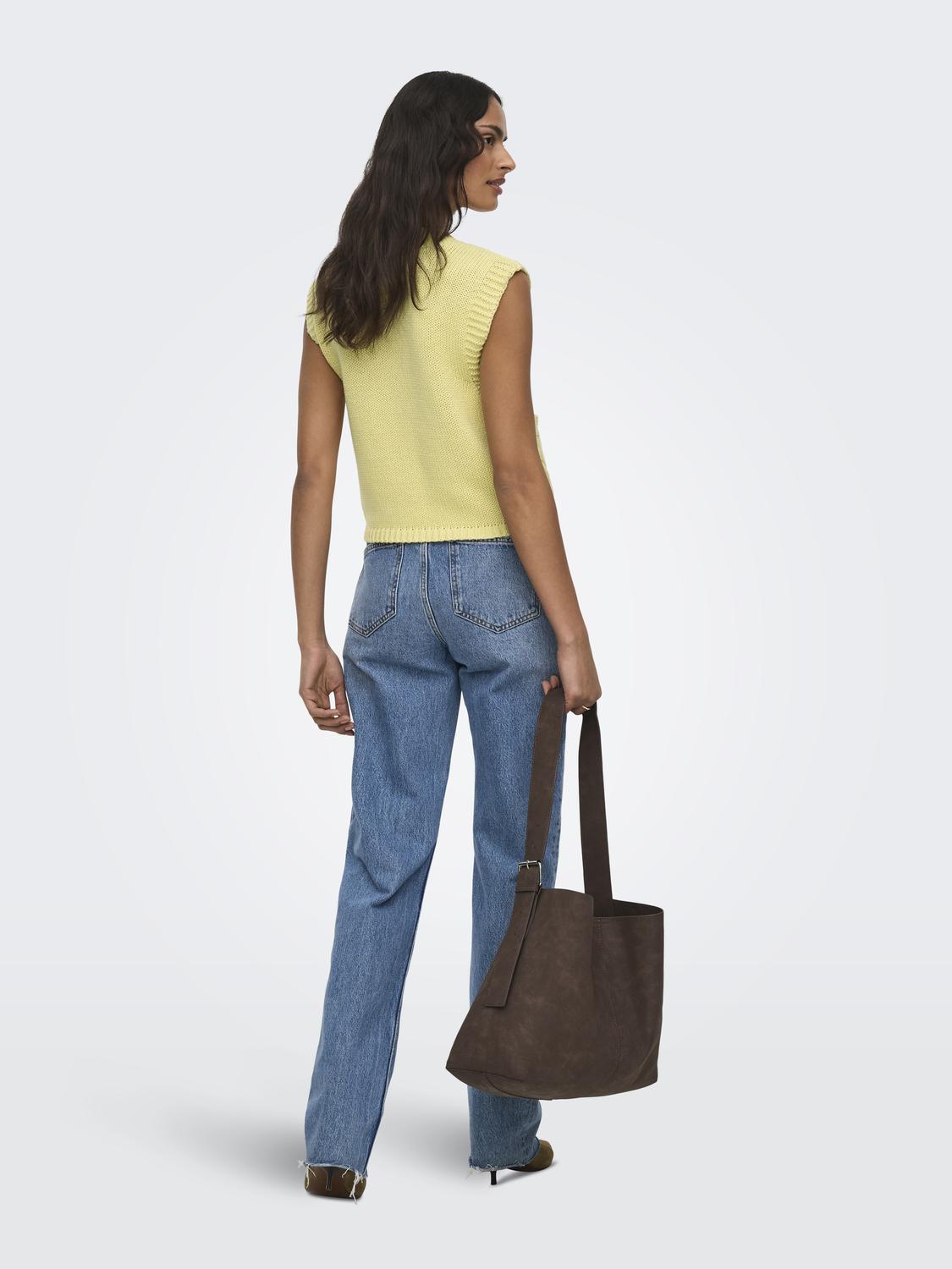 JDYANNALISE CABEL VEST LYS GUL