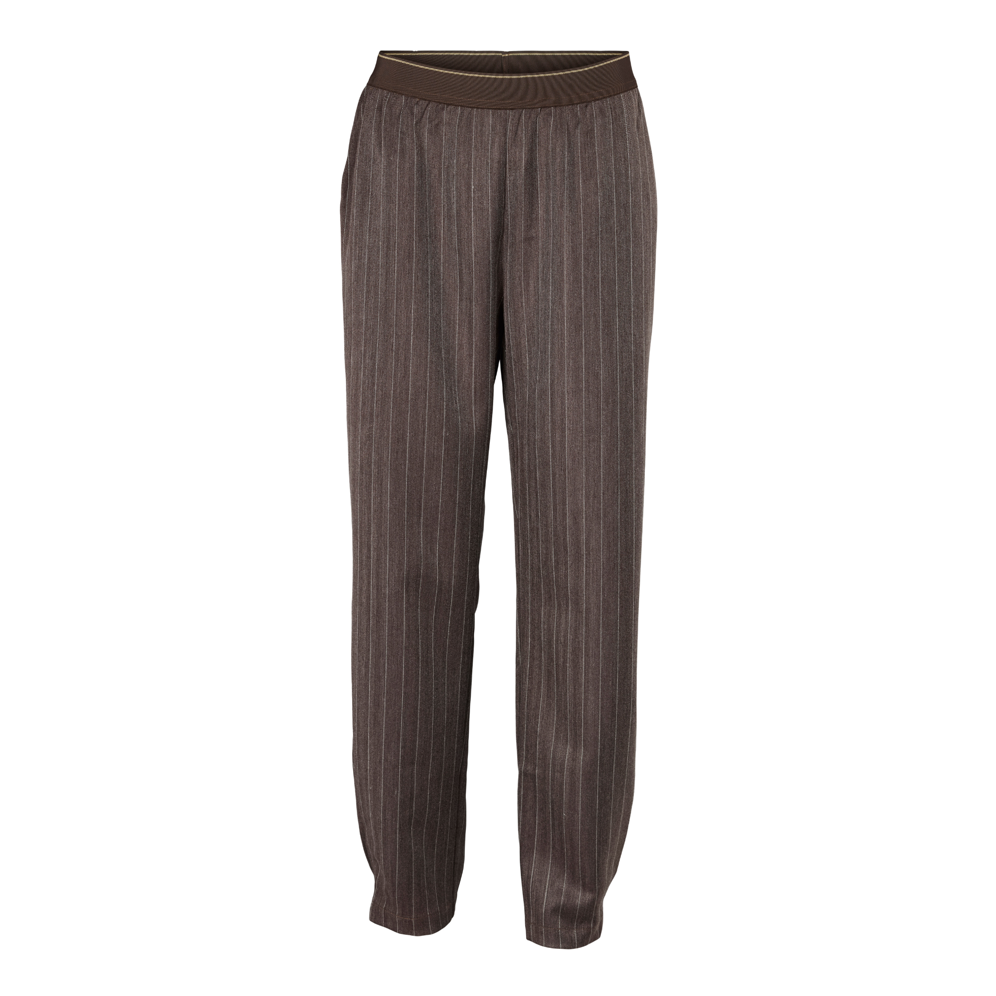 violet pants brown