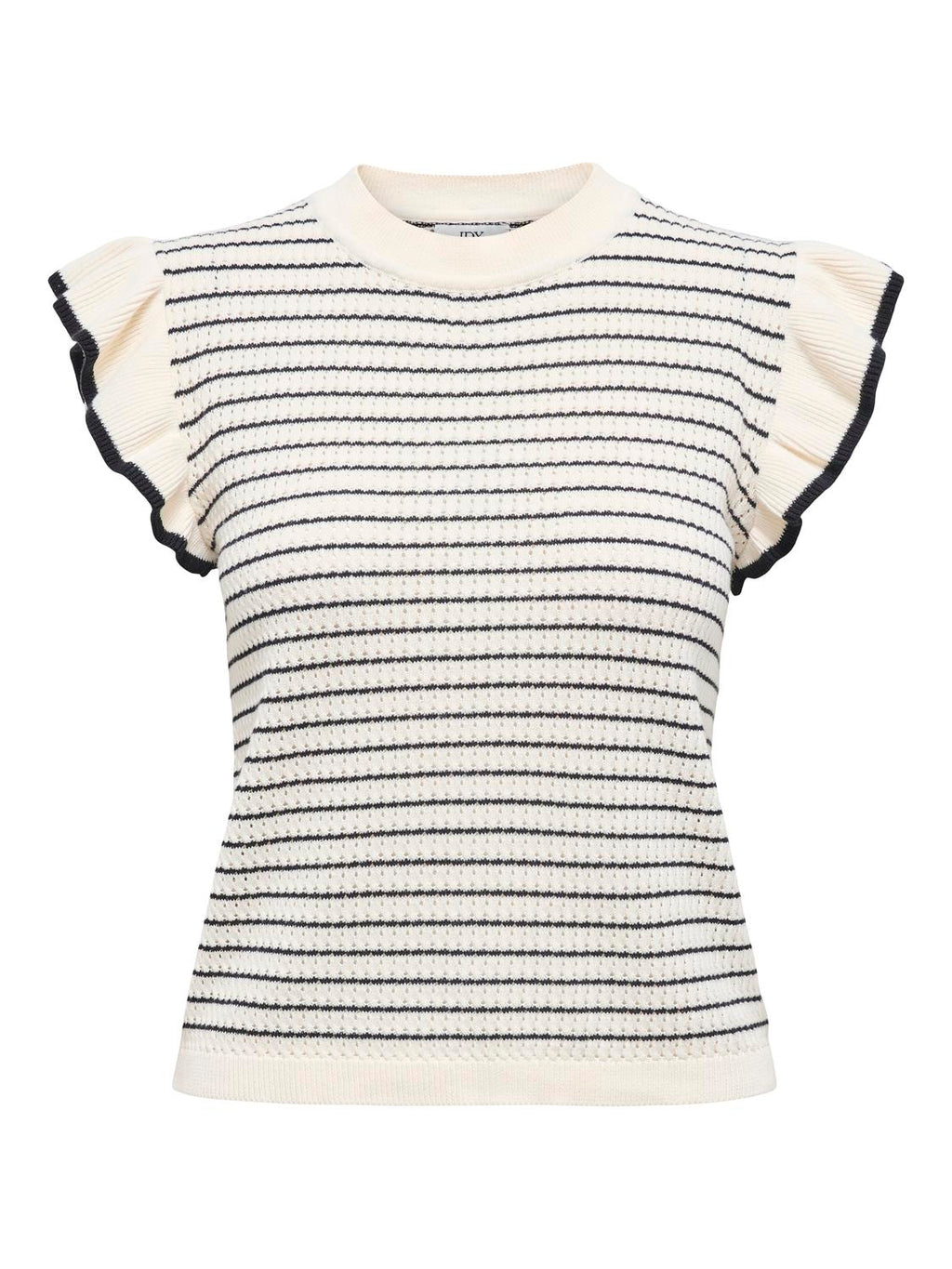 JDYCARICE FRILL PULLOVER KNIT CLOUD DANCER