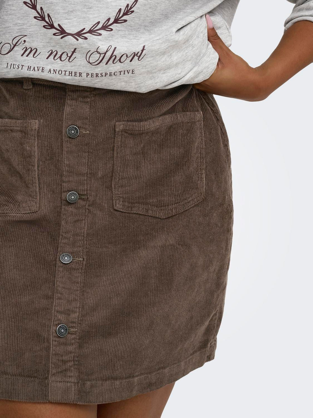 Caramazing Pull Up Cord Skirt