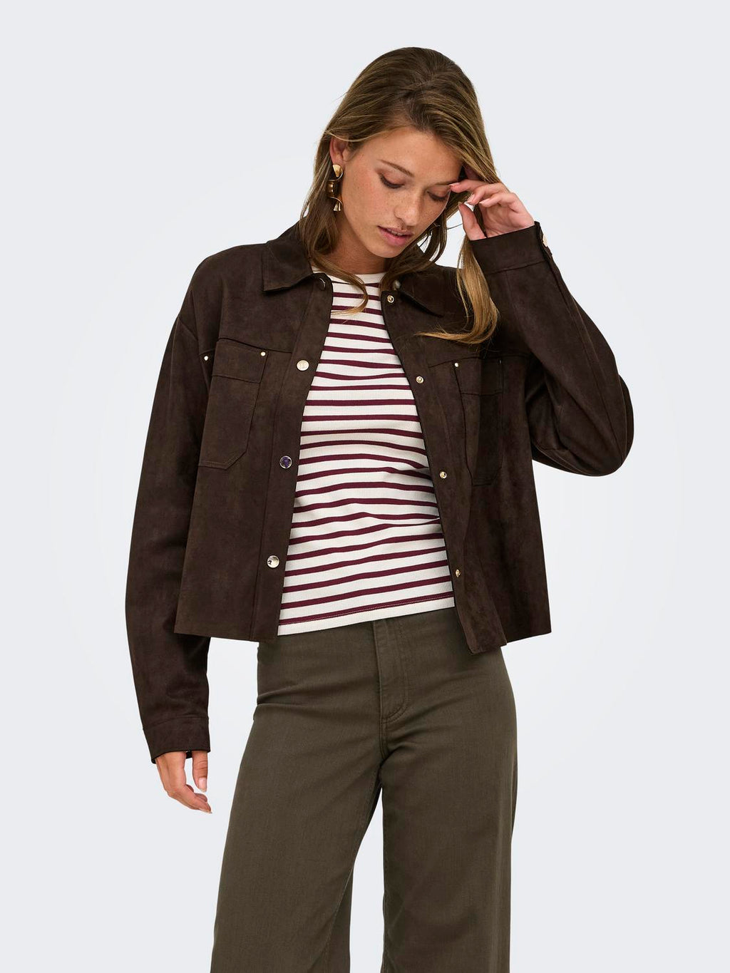 Jdyjulle L/S Fake Suede Shirt
