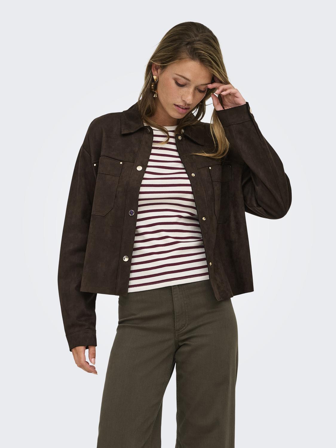 Jdyjulle L/S Fake Suede Shirt