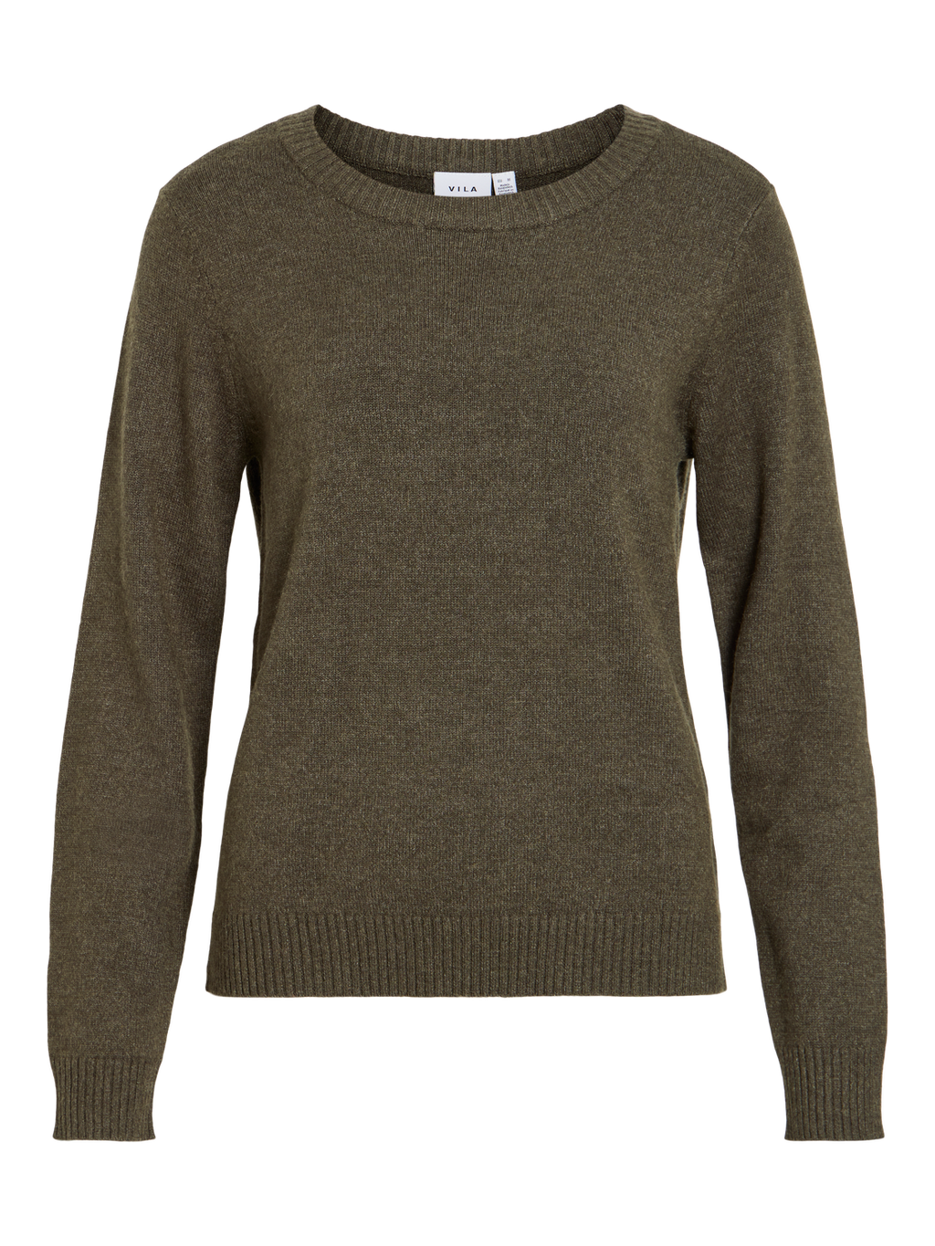 Viril O-Neck L/S  Knit Top