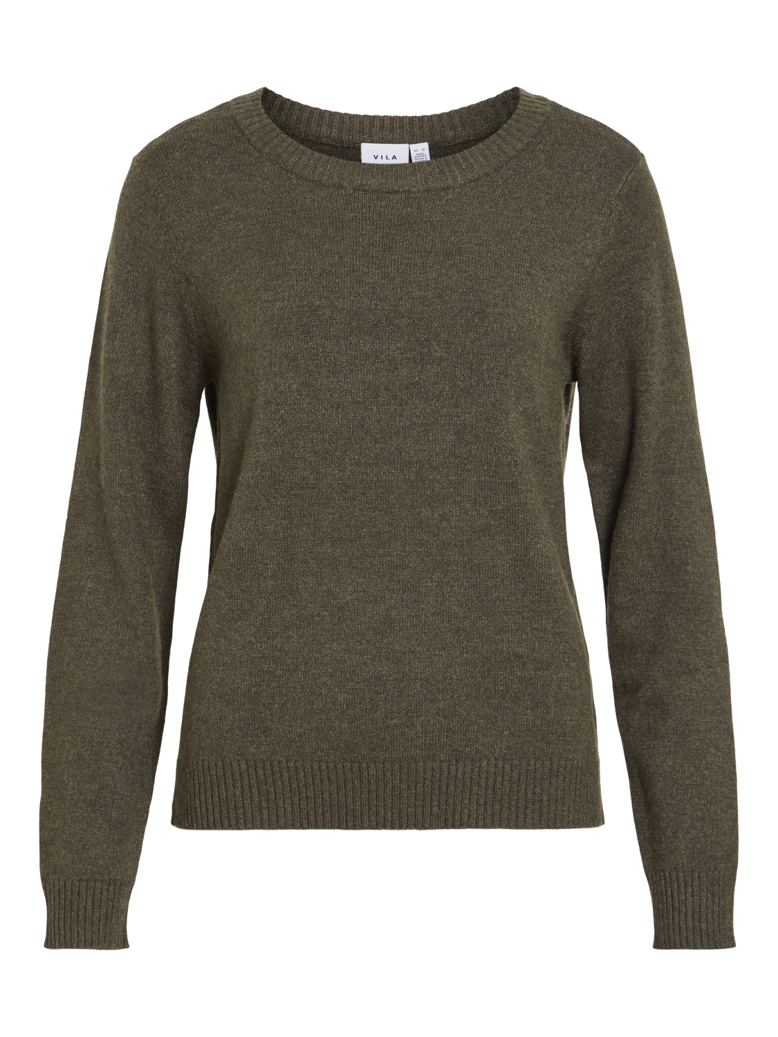 Viril O-Neck L/S  Knit Top