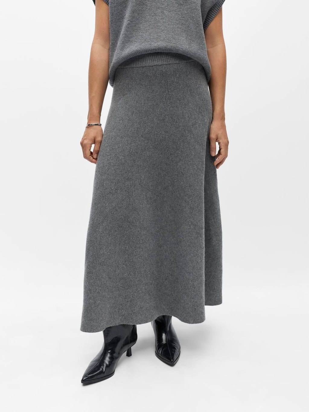 Objitone Knit Ankle Skirt
