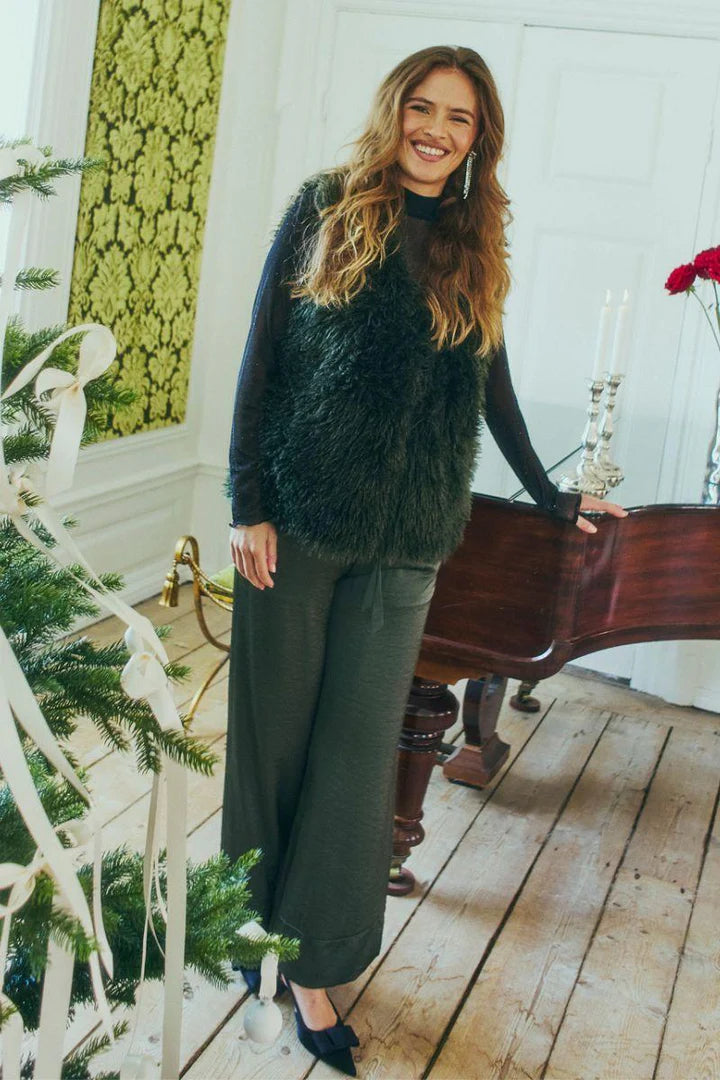 Fine Waistcoat Kombu Green