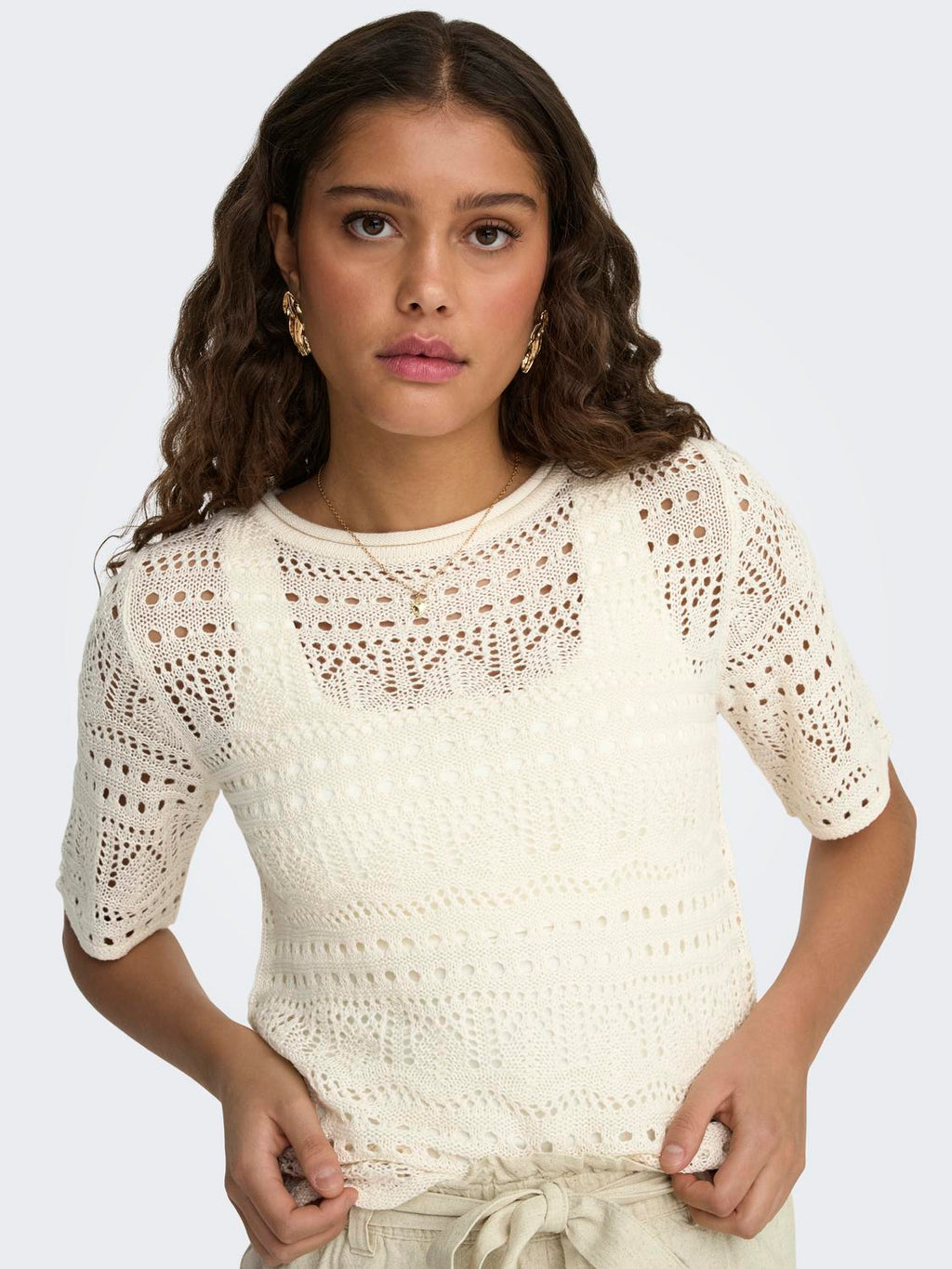 JDYSUN LAY S/S STRIK EGGNOG