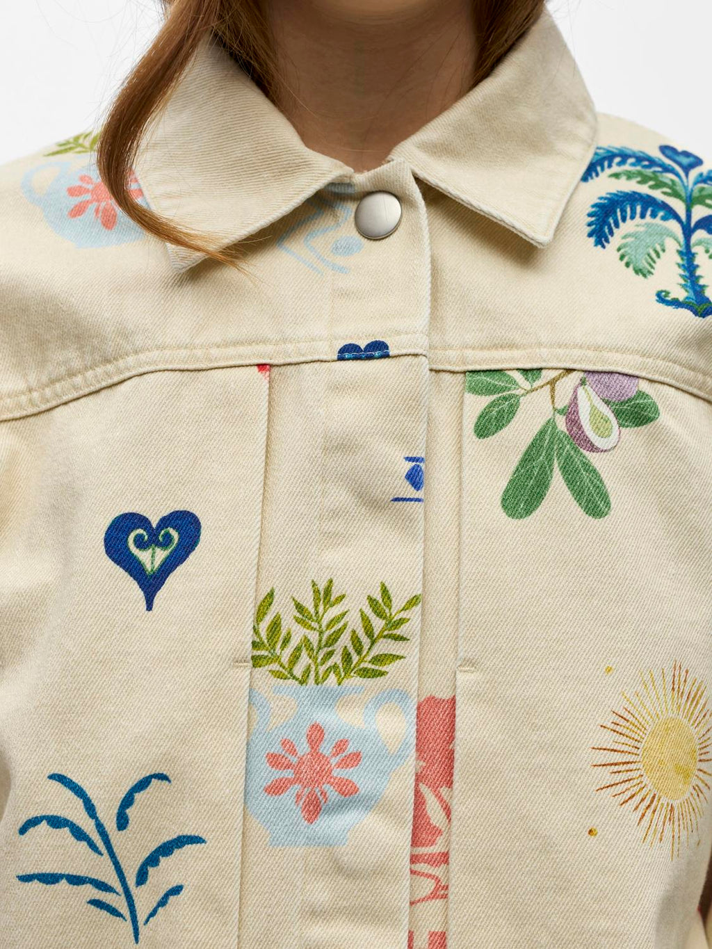 OBJALLY L/S LO PRINTED JACKET