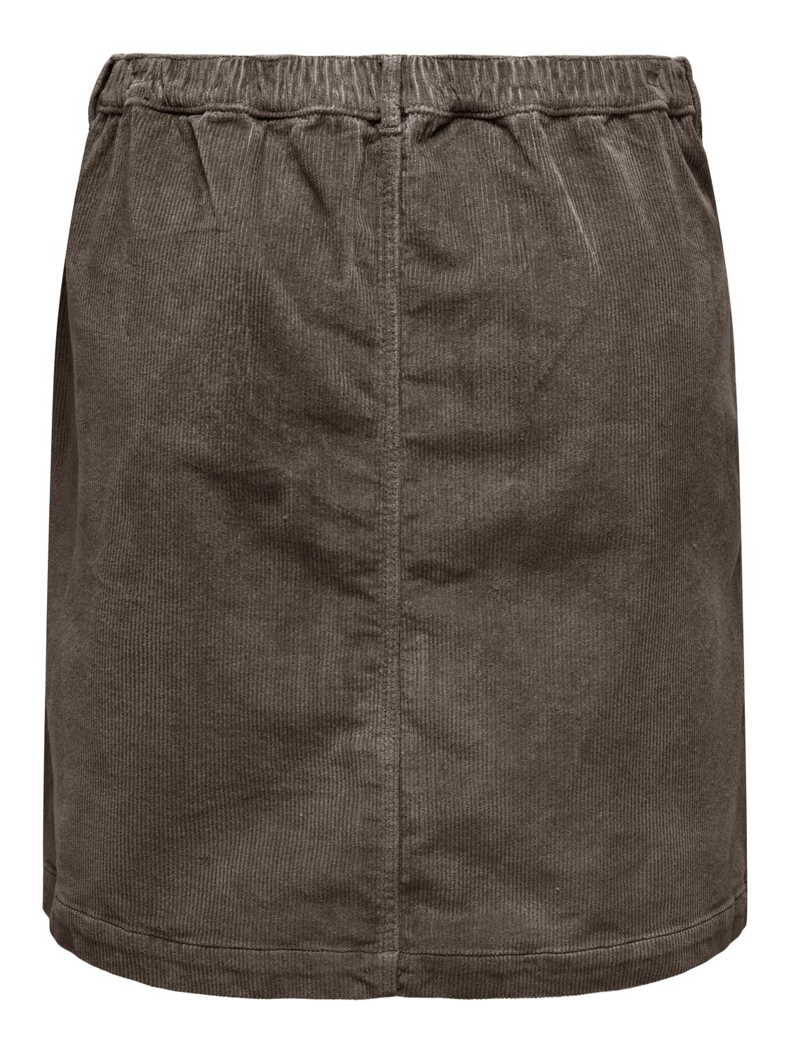 Caramazing Pull Up Cord Skirt