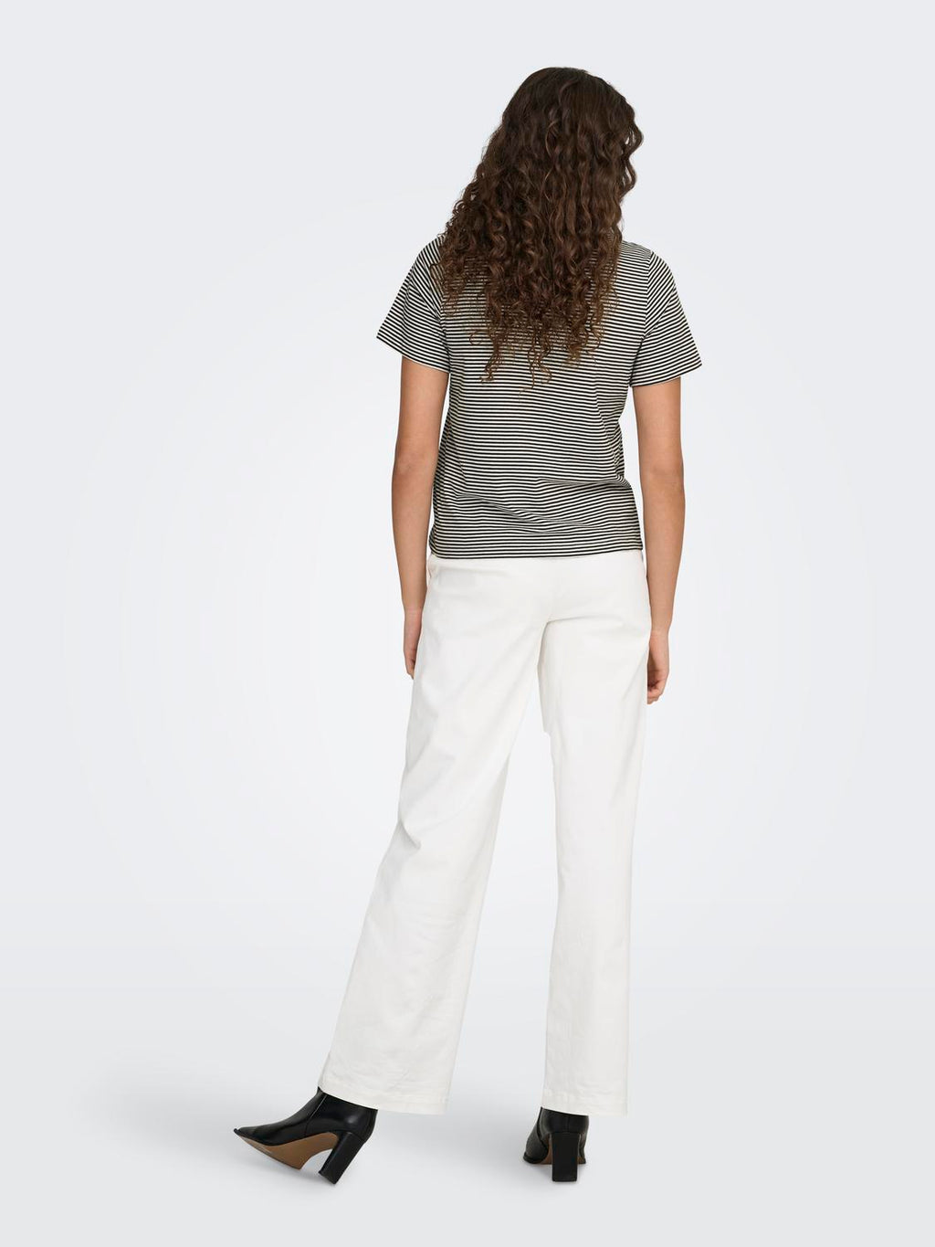 JDYPISA TEE STRIPE RHUBARB TOP