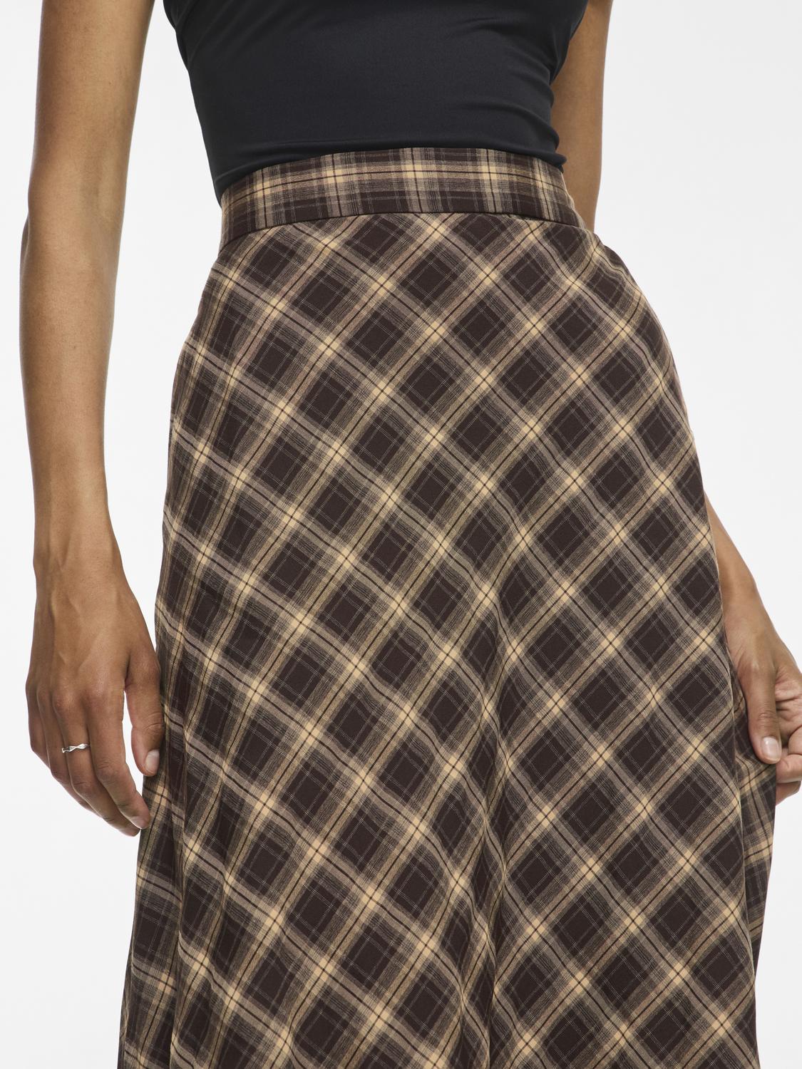 Vilene Check Ankle Skirt/Spi