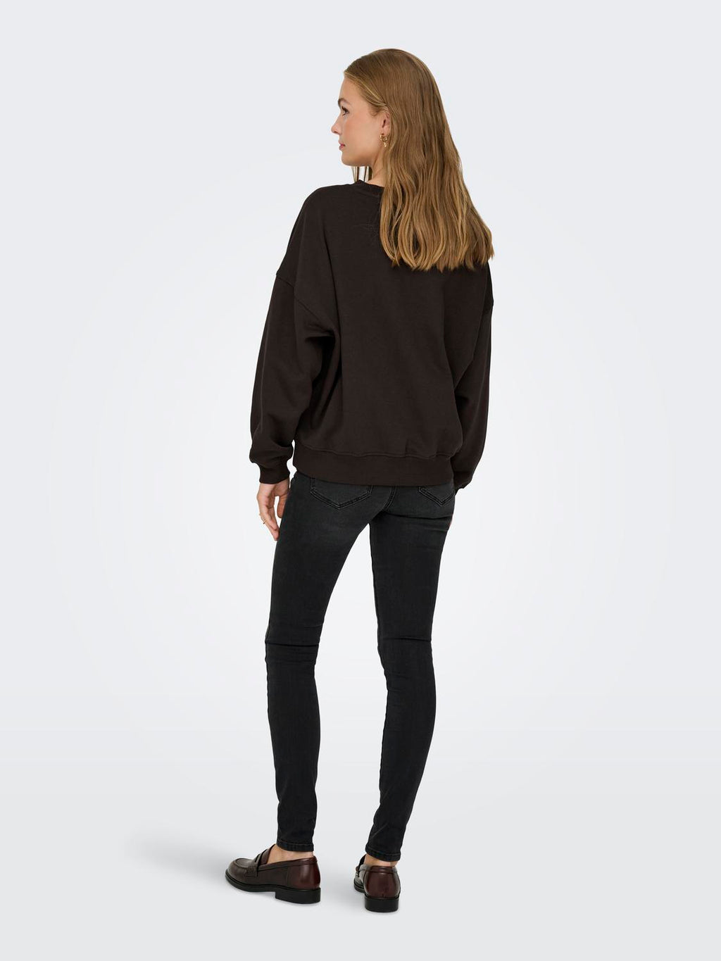 Jdymesa L/S O-Nk Emb Sweat