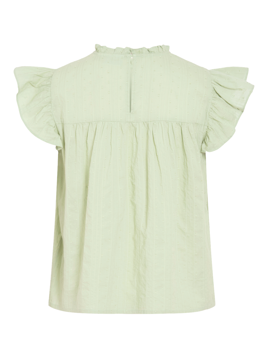 VIYVA TOP SMOKE GREEN BLUSE