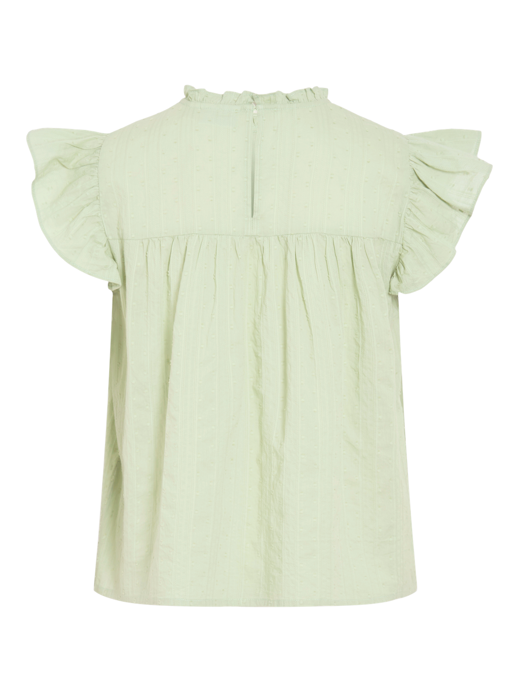 VIYVA TOP SMOKE GREEN BLUSE
