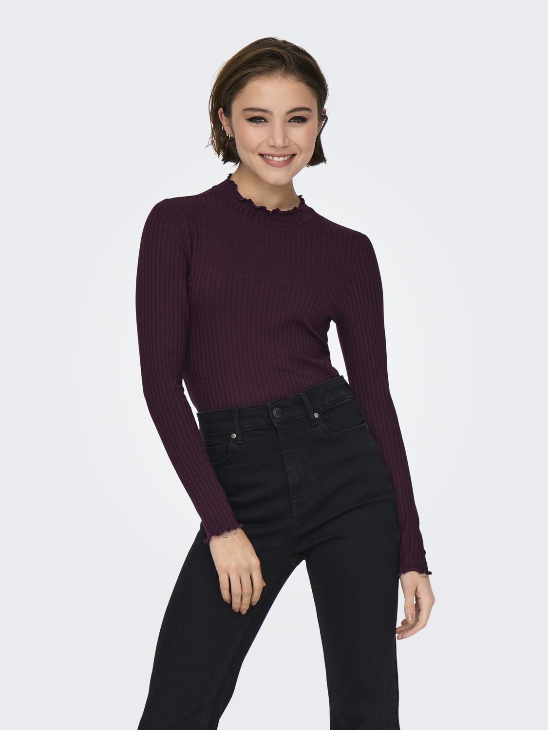 Jdyfransiska L/S Hi-Nck Top Jr