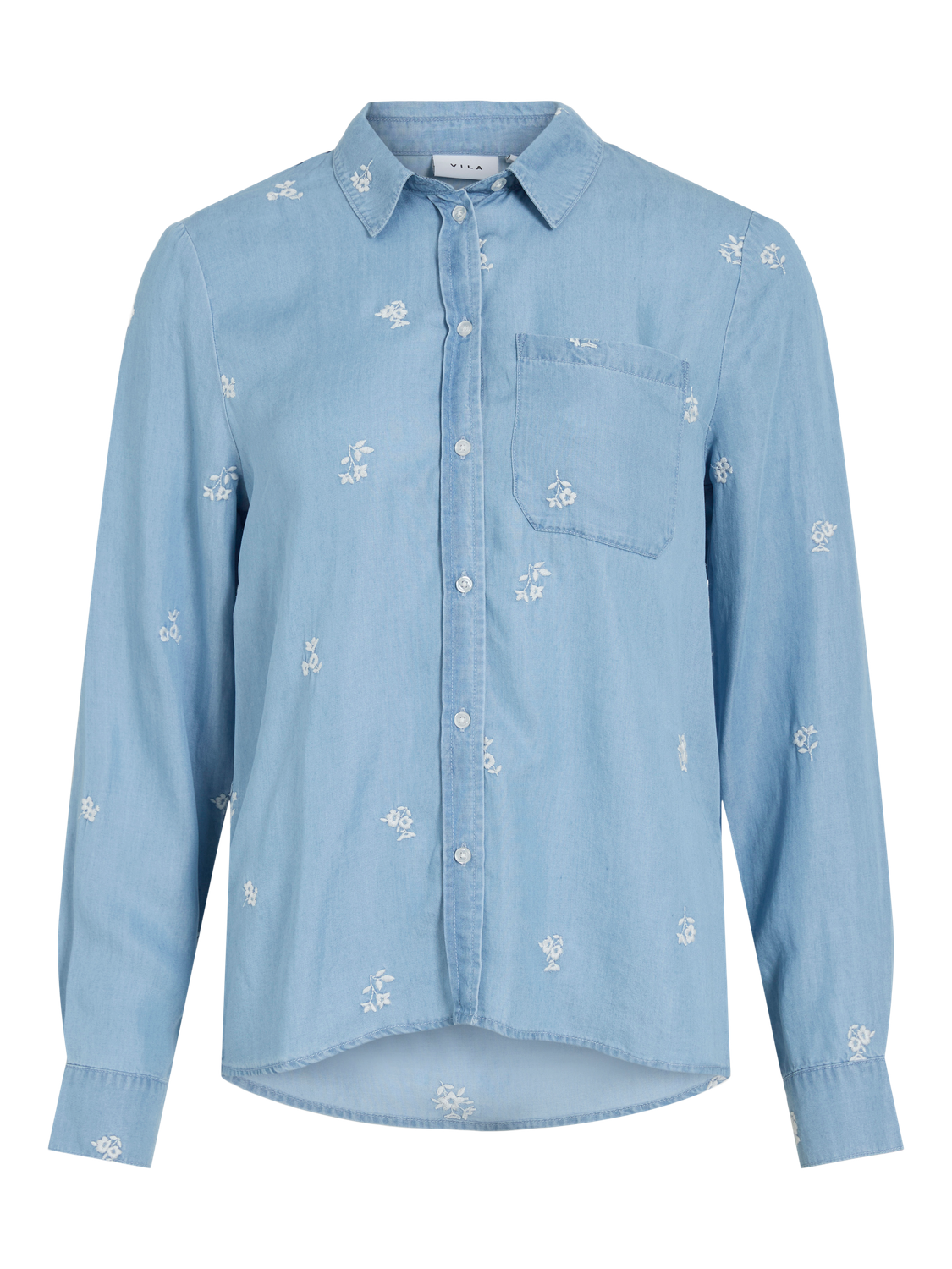 Vitea Emb Denim Shirt