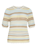 VIMINA 2/4 O-NECK STRIPE KNIT