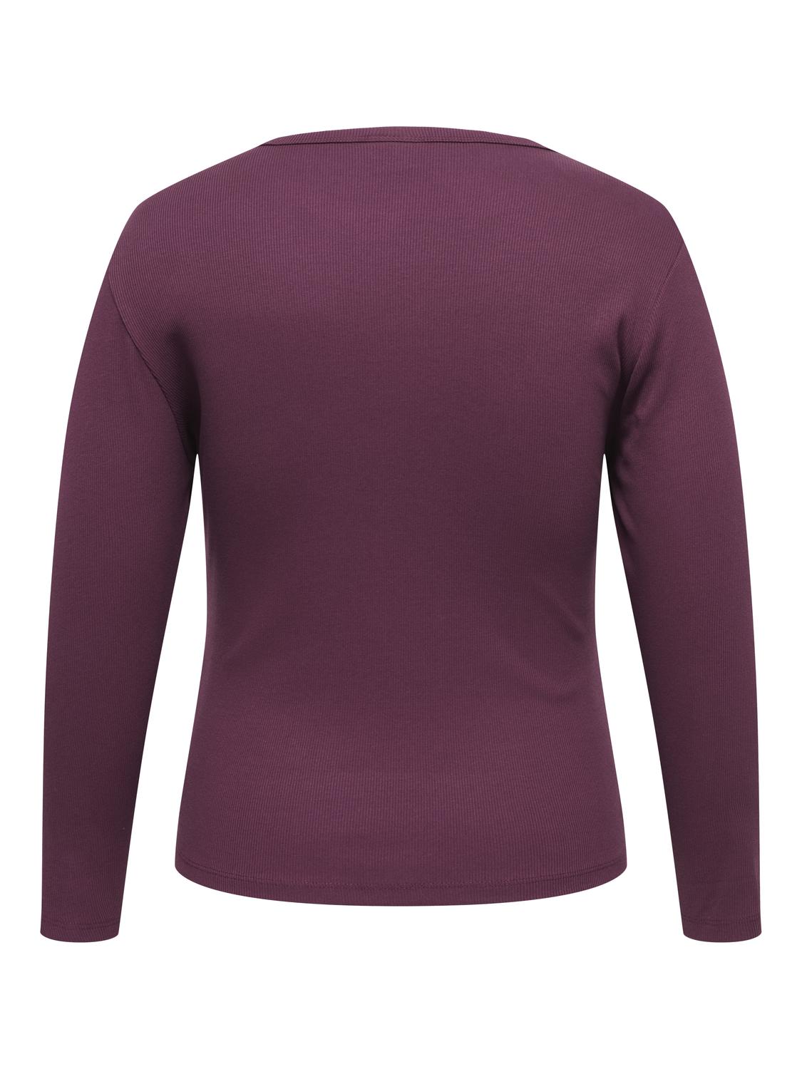 CARVAL L/S O-NECK TOP