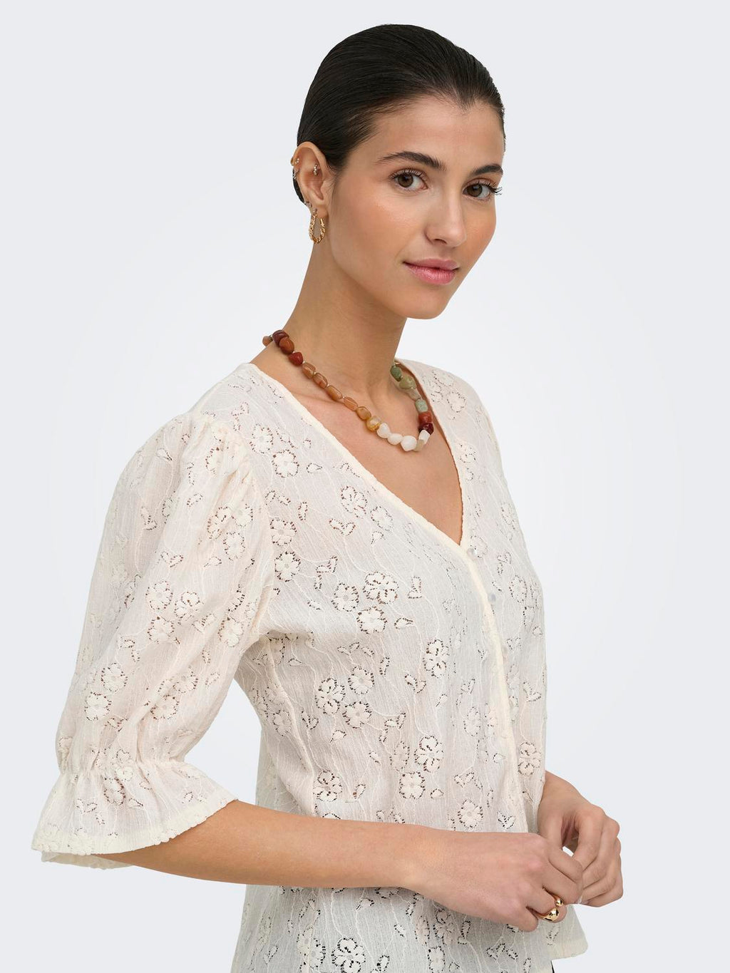 Jdyjakobe 2/4 Lace Top Jrs