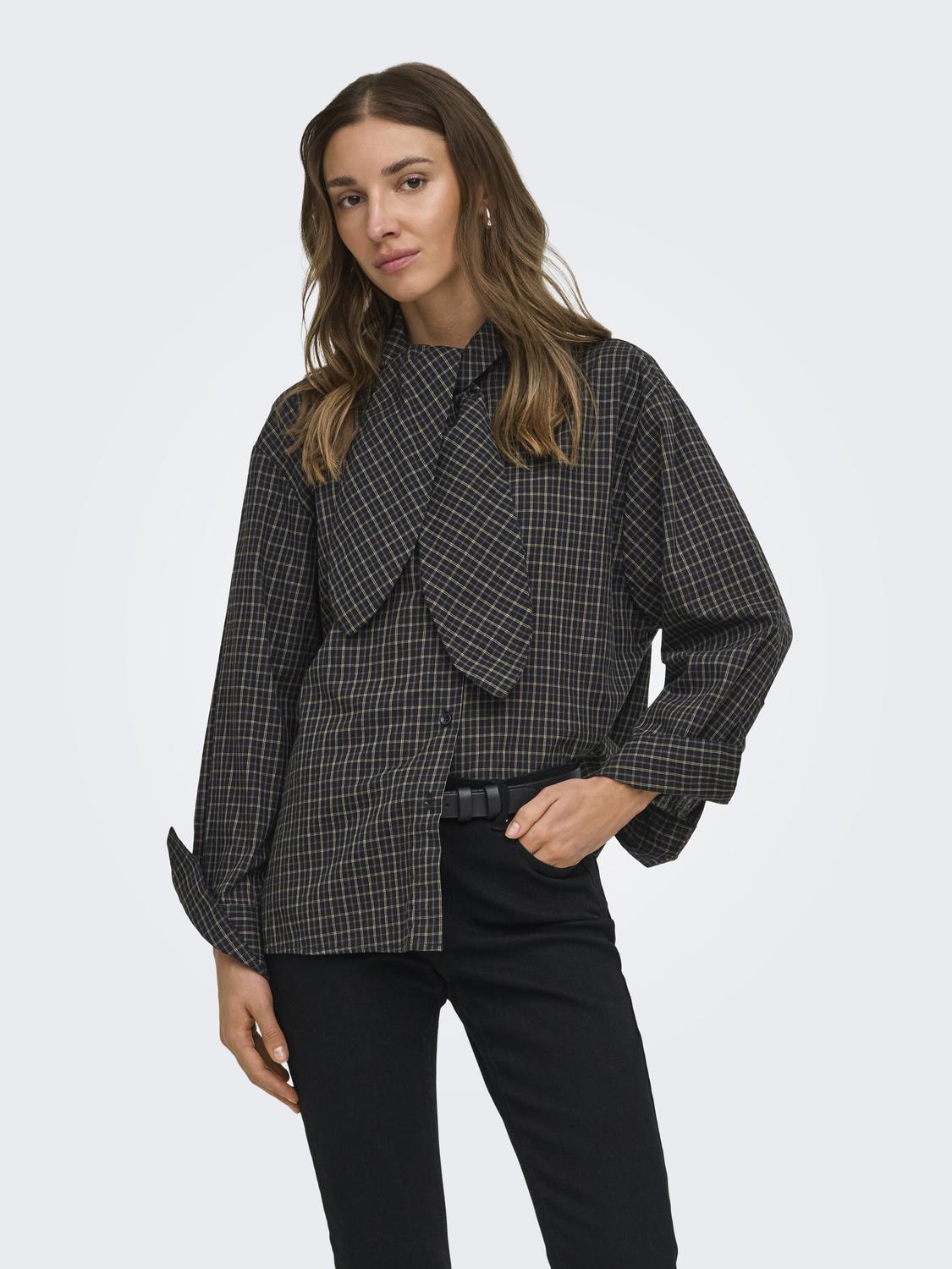 Jdyvilda L/S Scarf Shirt Wvn N