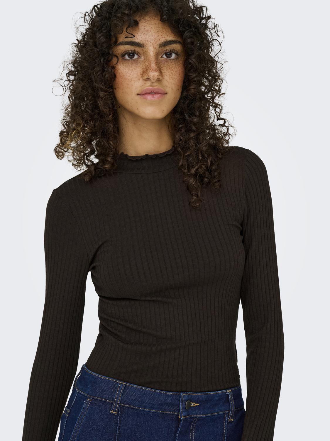Jdyfransiska L/S Hi-Nck Top Jr