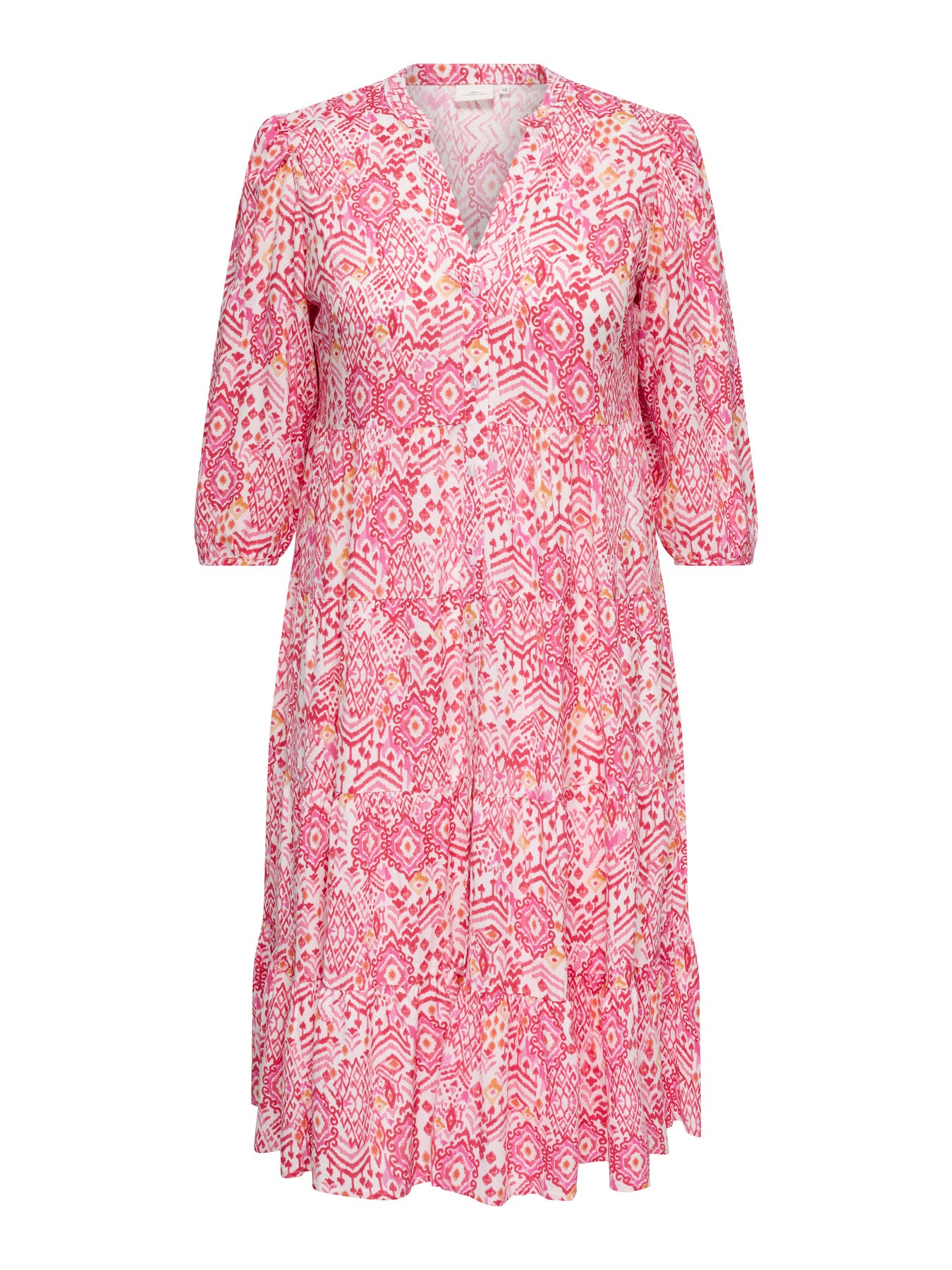 CARMILANA 3/4 DRESS SIKKA GRAP