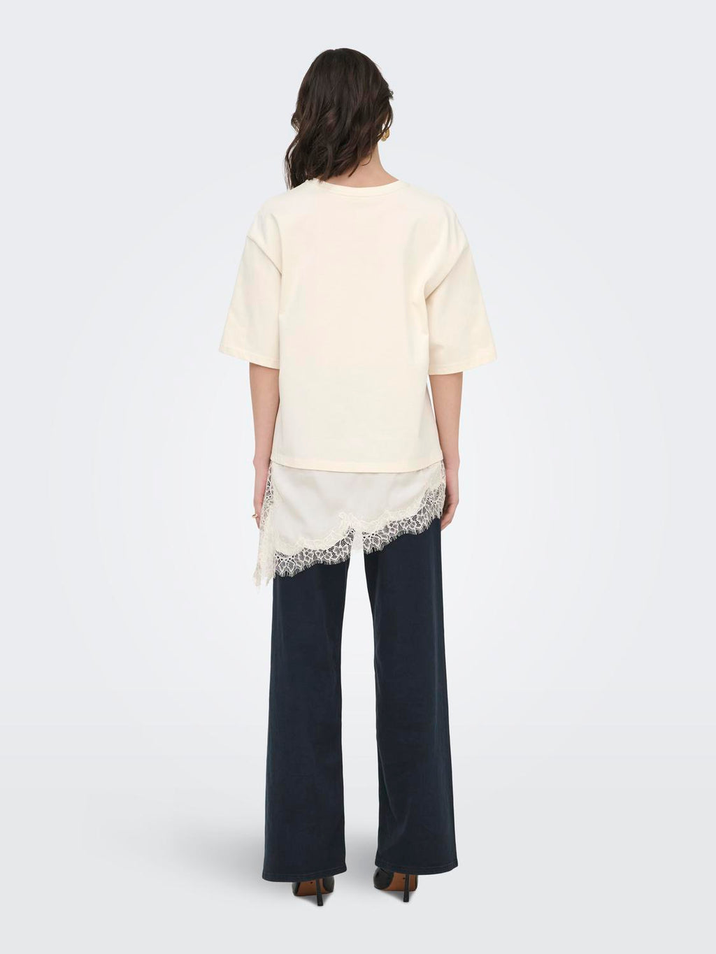 Jdyalma 2/4 Lace Detail T-Shirt