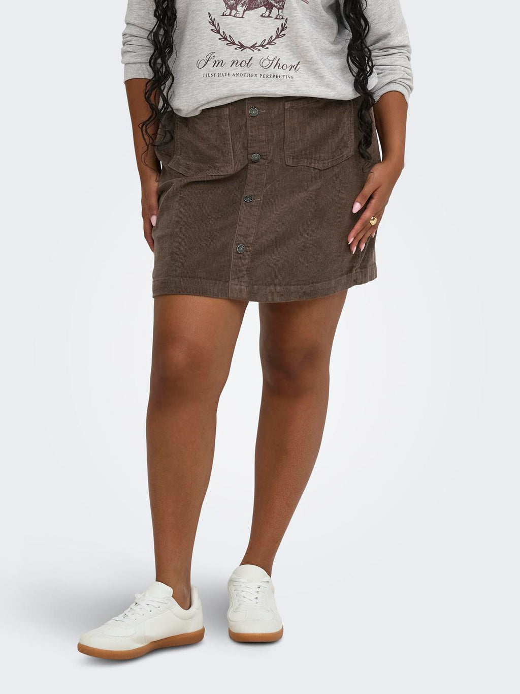 Caramazing Pull Up Cord Skirt