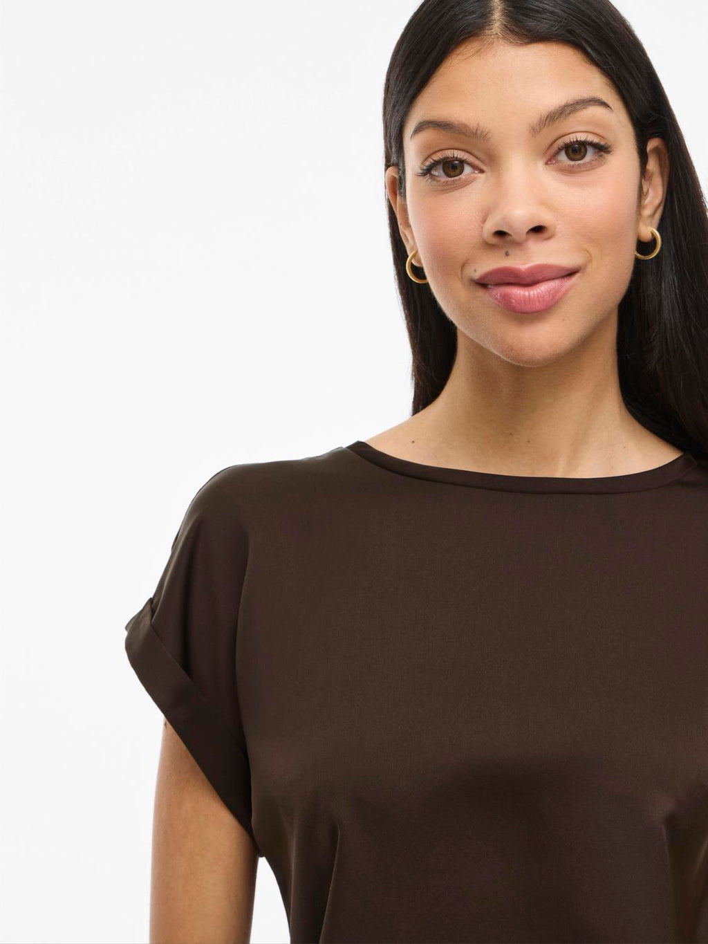 Viellette S/S Satin Top