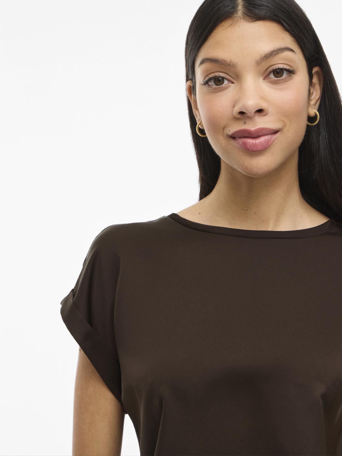 Viellette S/S Satin Top