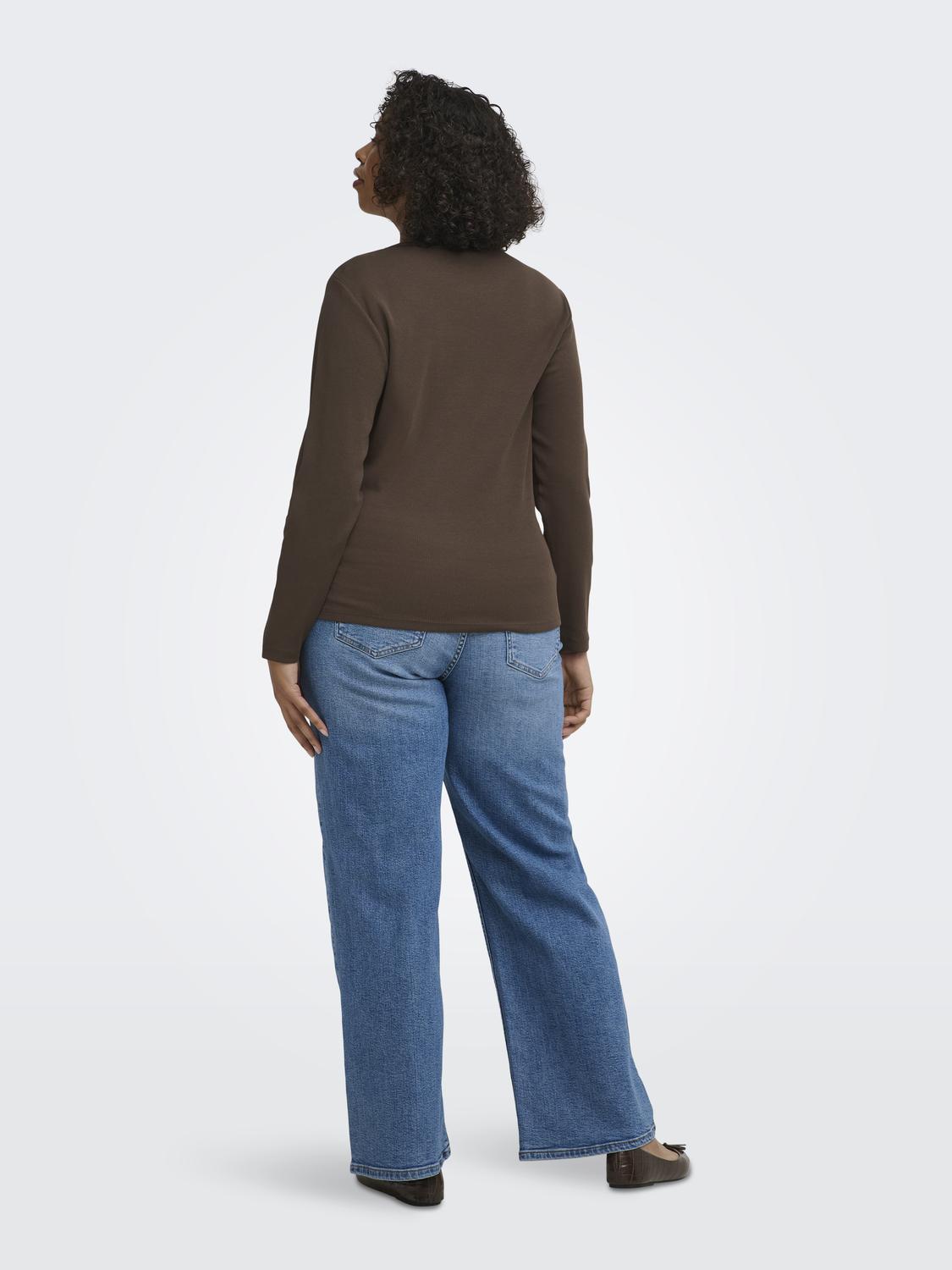 CARVAL L/S O-NECK TOP