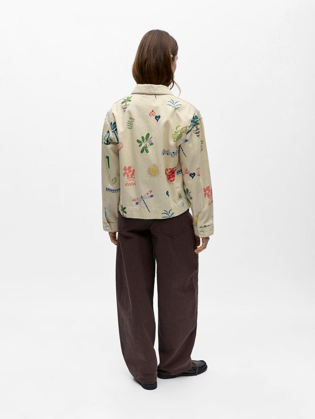 OBJALLY L/S LO PRINTED JACKET