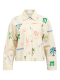 OBJALLY L/S LO PRINTED JACKET