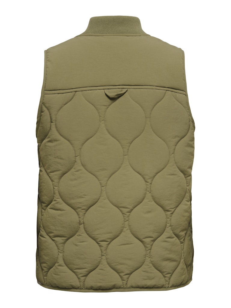 RAYA QUILT VEST ELM VEST Capers