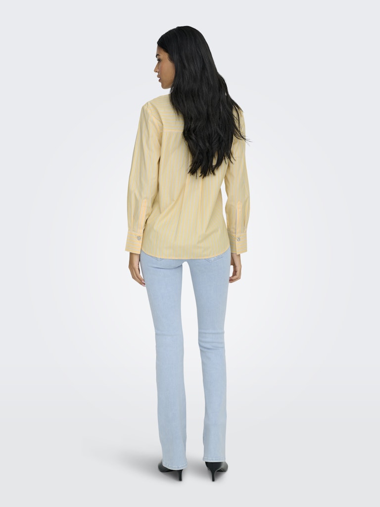 JDYSOHO loose striped shirt yellow