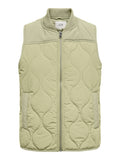 RAYA QUILT VEST ELM VEST lysgrøn