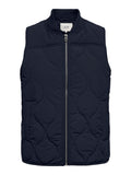 RAYA QUILT VEST ELM VEST Sky captain
