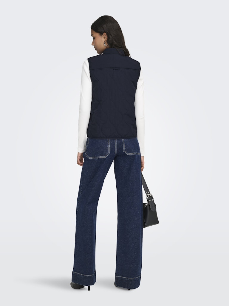 RAYA QUILT VEST ELM VEST Sky captain