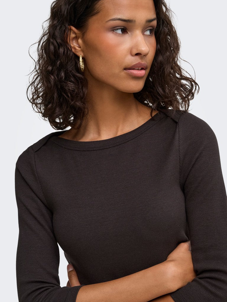 JDYMALLI 3/4 BOATNECK TOP