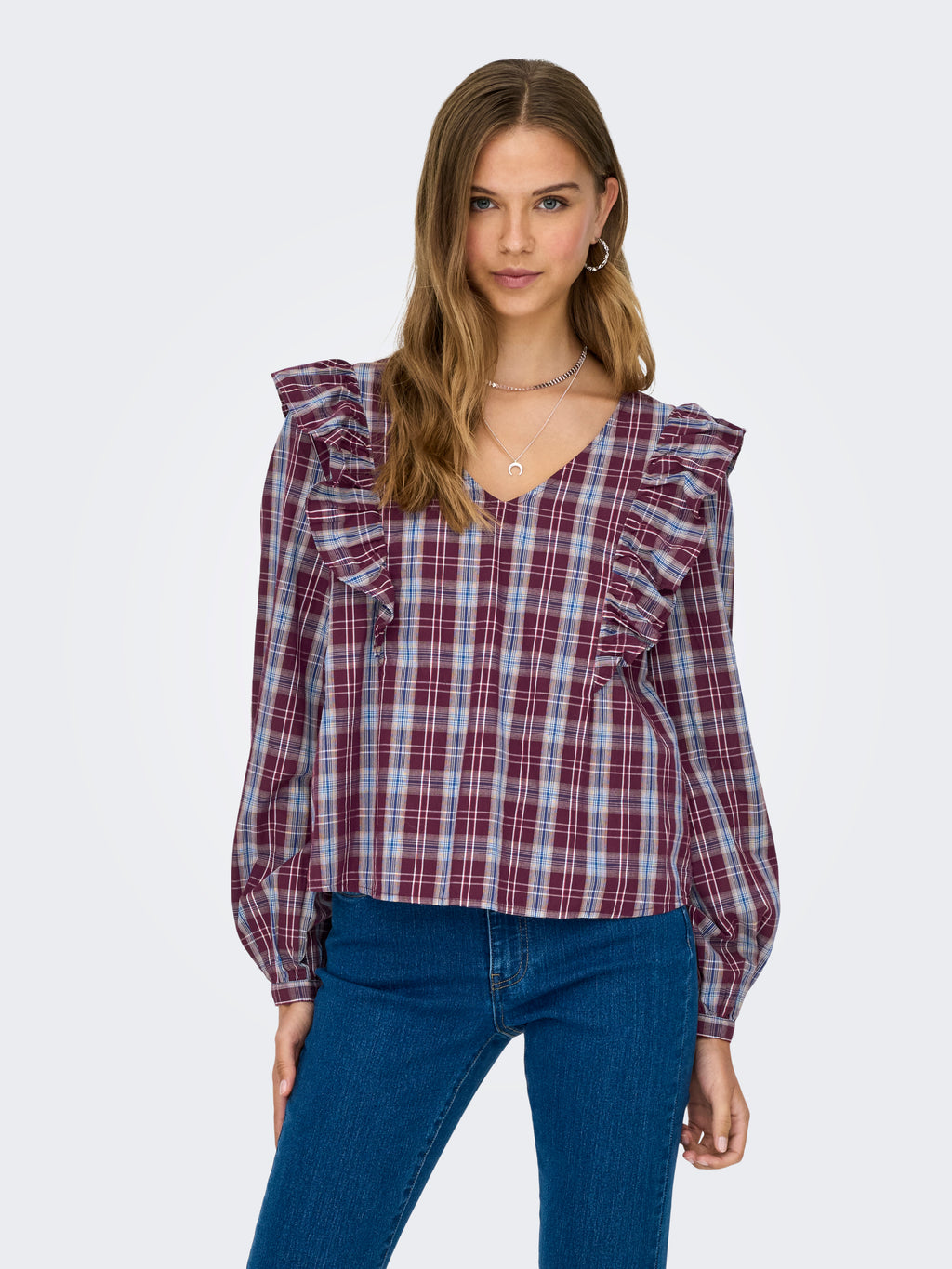 JDYDOLLY check top fig/black