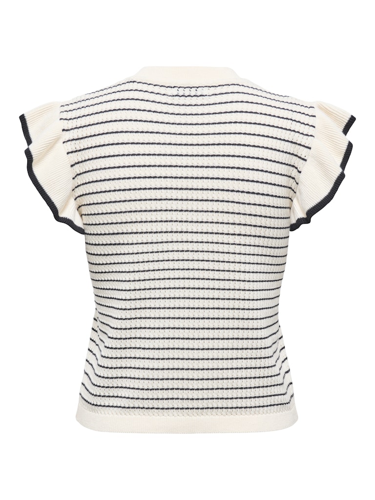 JDYCARICE FRILL PULLOVER KNIT CLOUD DANCER