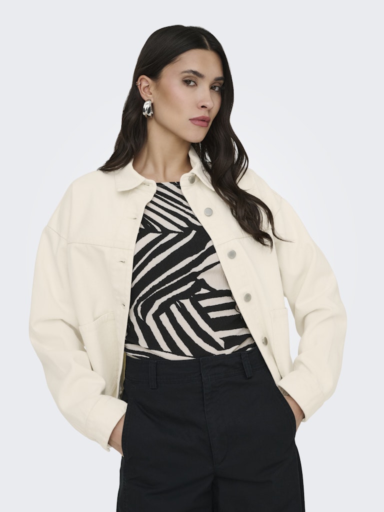 JDYNOMA SHACKET ECRU JAKKE