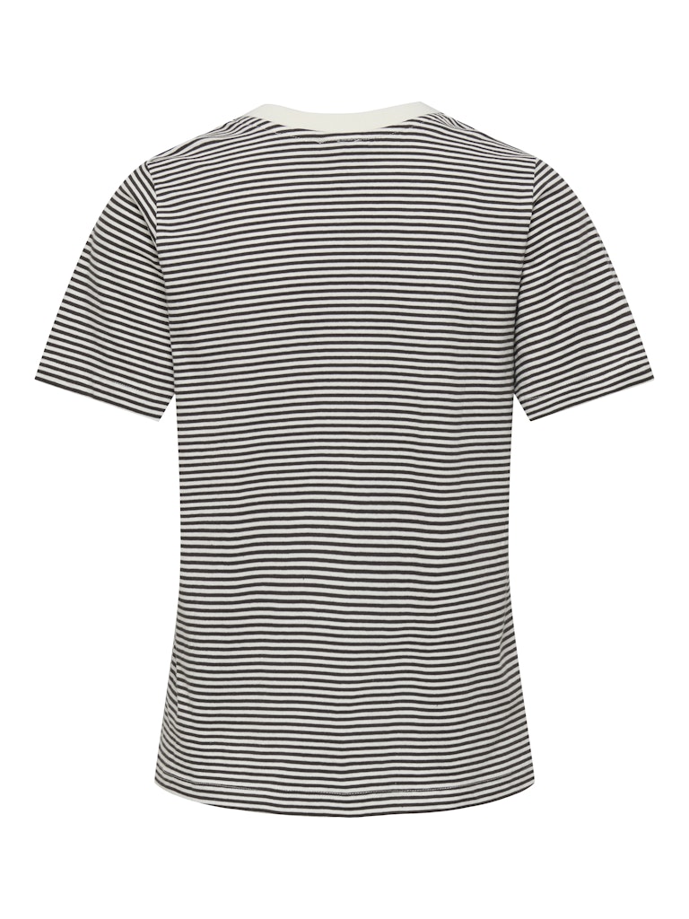 JDYPISA TEE STRIPE BROWN TOPPE