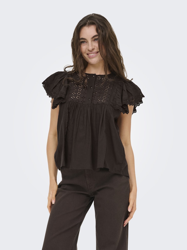 JDYSIGGA S/S TOP CHOCOLATE TORTE