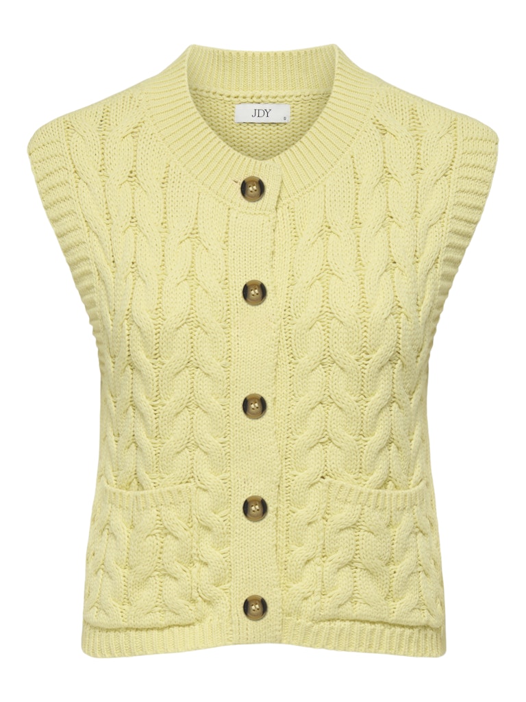 JDYANNALISE CABEL VEST LYS GUL