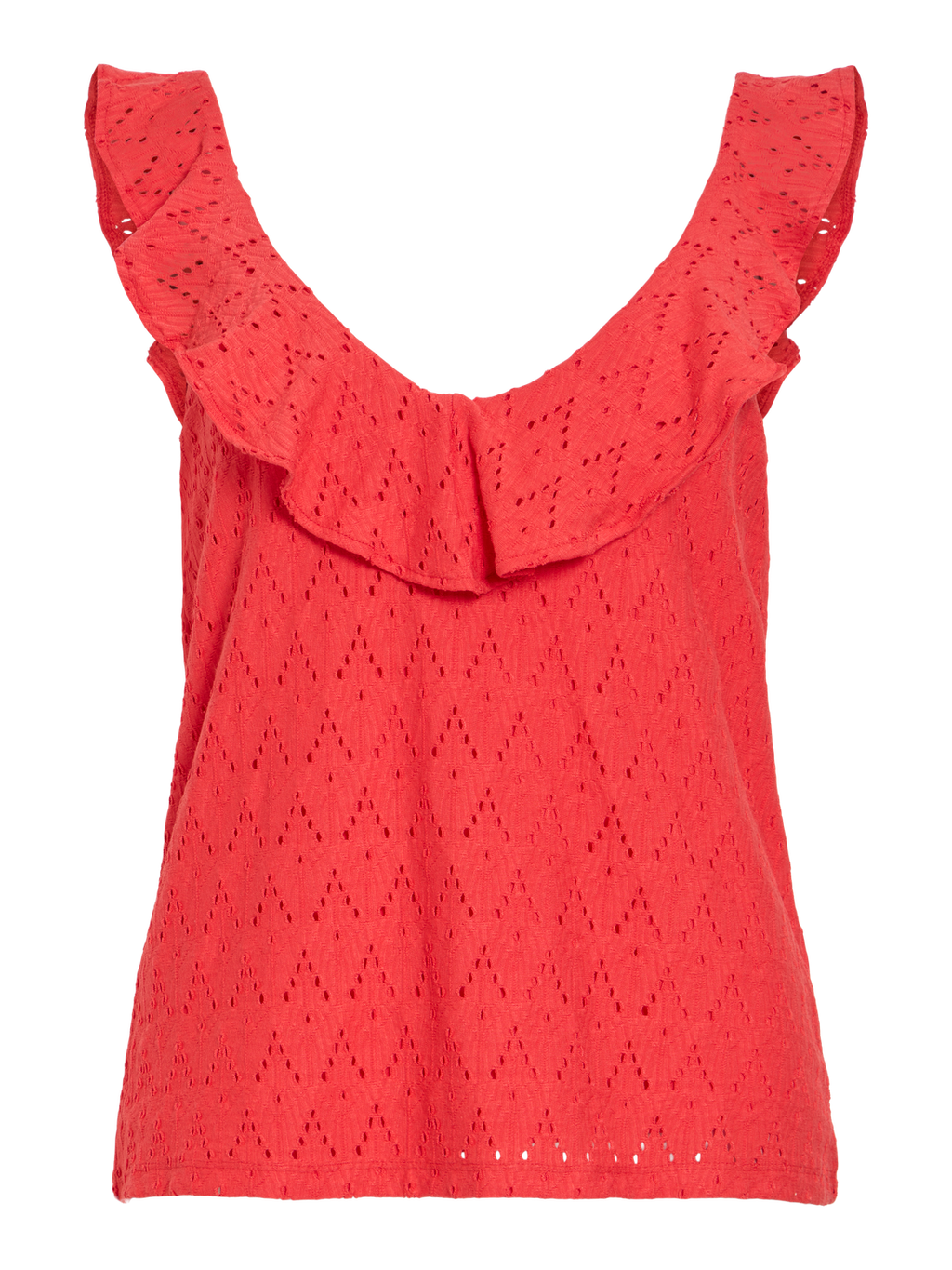 Viamalina V-Neck S/L Flounce